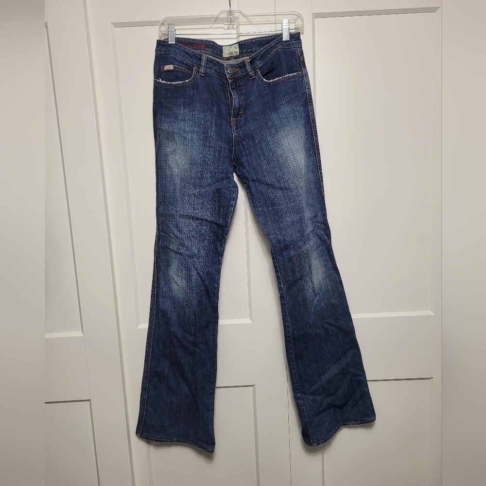 Calvin Klein Jeans Dark Blue Flare Women's Jeans
